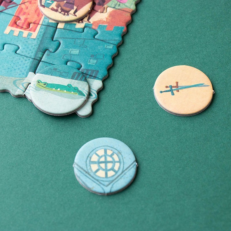 Medieval puzzle in pocket format